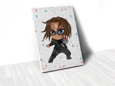 Tranh Winter Soldier watercolor