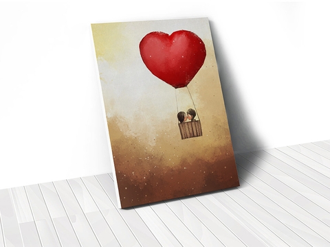 Tranh Love balloon