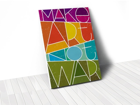 Tranh Mạke art not war