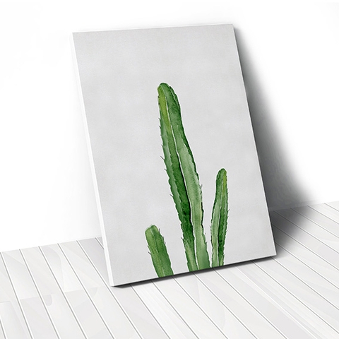 Tranh canvas Watercolor Cactus 2