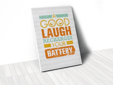 Tranh A good laugh recharges your battery