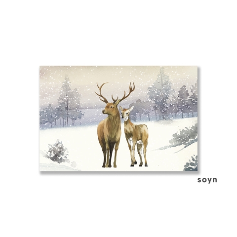 Tranh canvas Đàn hươu, Deer, Animal, Soyn SN0110