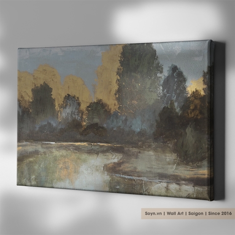 Tranh treo tường Cotton Canvas cao cấp, phong cảnh, landscape, căng khung gỗ thông tràn cạnh SNS3568