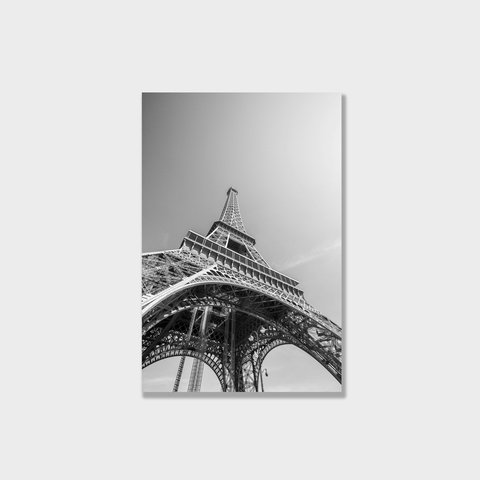 Tranh Eifflel tower BW