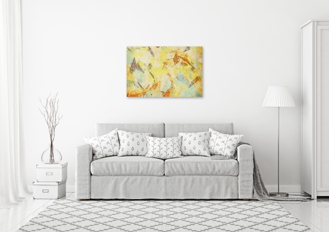 Tranh Abstract yellow