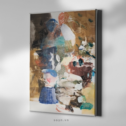 Tranh treo tường Cotton Canvas, Abstract / Trừu tượng, Tối giản, Soyn SU0335