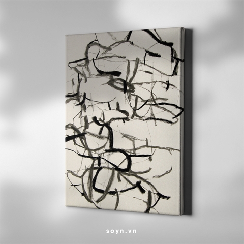 Tranh treo tường Cotton Canvas, Abstract / Trừu tượng, Tối giản, Soyn SU0454