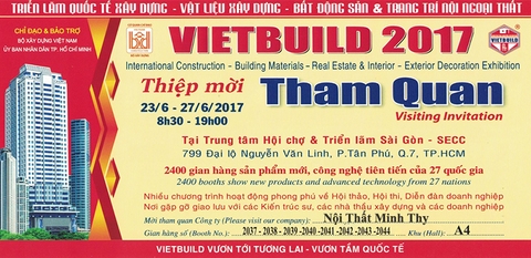 Công Ty Nội Thất Minh Thy Tham Gia Triển Lãm Quốc Tế VietBuild 2017