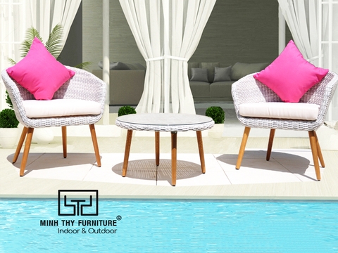 BÀN GHẾ BAN CÔNG NHỰA GIẢ MÂY MT2A226