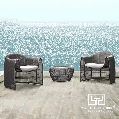 Bàn Ghế Mây Nhựa  MT2A272