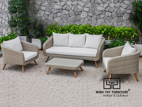 SOFA NHỰA GIẢ MÂY MT1A91