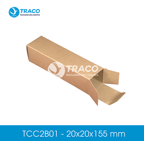 Combo 2000 hộp carton TRACOBOX TCC2B01 - 20x20x155 mm