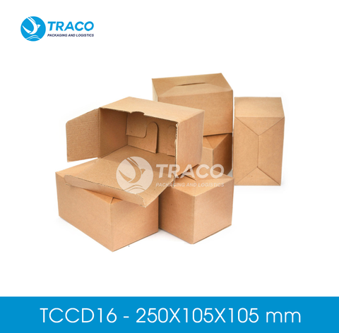 Combo 1000 Hộp carton TRACOBOX TCCD16 - 250X105X105 mm