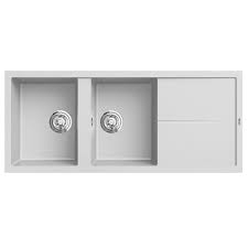 Chậu rửa bát Konox Livello 1160 -White Silver