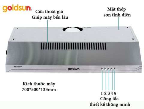 Máy hút mùi Goldsun GS-709I*