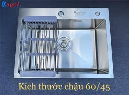 Chậu rửa bát 1 hố H6045