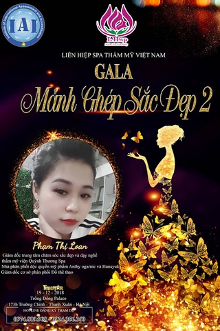 DOANH NHÂN PHẠM THỊ LOAN ĐƯA THƯƠNG HIỆU QUỲNH THƯƠNG SPA ĐẾN GALA MẢNH GHÉP SẮC ĐẸP II