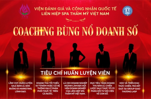 LIÊN HIỆP SPA THẨM MỸ VIỆT NAM - COACHING BÙNG NỔ DOANH SỐ