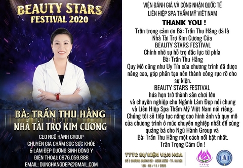 CEO Ngũ Hành Group – Nhà tài trợ kim cương cho sự kiện Beauty Stars Festival