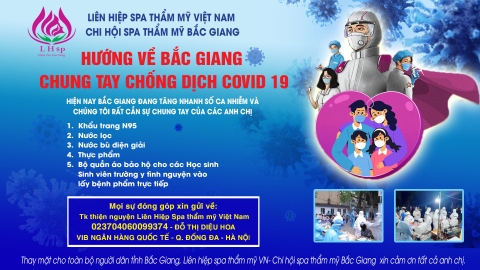 Hướng về Bắc Giang – Chung tay phòng chống dịch Covid-19