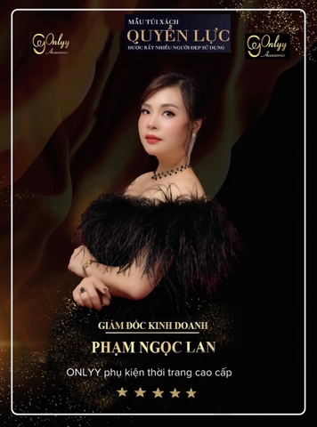 Mrs Phạm Ngọc Lan - Giám đốc Kinh Doanh thương hiệu phụ kiện thời trang cao cấp ONLYY vinh dự trở thành Nhà tài trợ Đồng tại Ngày hội giao thương Beauty & Healthy