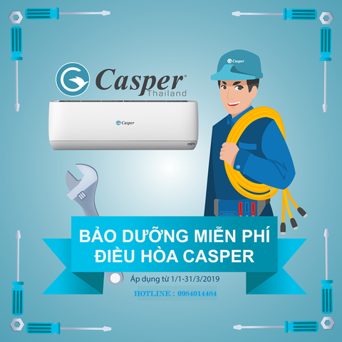 Chương trình MIỄN PHÍ BẢO DƯỠNG, BẢO TRÌ CASPER