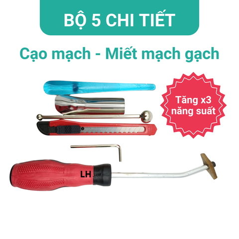 Dụng Cụ Miết Mạch Gạch - Tua Vít Cạo Mạch Gạch - Tiện Dụng - Nhanh Chóng