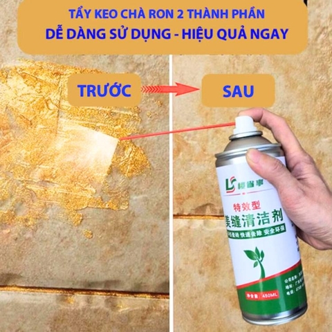 Xịt Tẩy Keo Hai Thành Phần - Xịt Tẩy Sơn An Toàn, Hiệu Quả