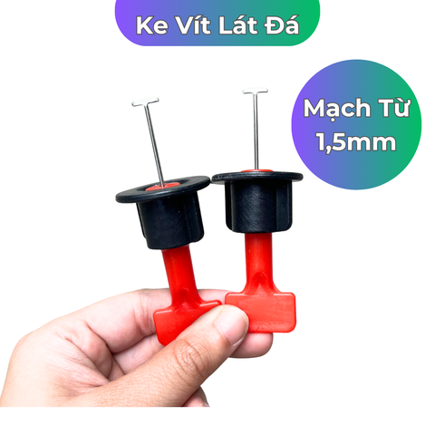 Ke Vít Vặn Ốp Lát Đá - Ke Vít Lát Đá - Phù Hợp Gạch Dày Từ 1,2cm - 3cm - Mạch Từ 1,5mm