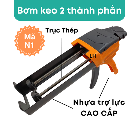 Súng Bắn Keo - Súng Bơm Keo - Dụng Cụ Bơm Keo Hai Thành Phần Ốp Lát Gạch