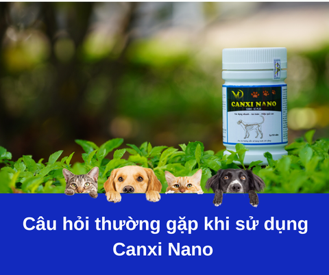 14 Câu hỏi thường gặp khi sử dụng Canxi Nano VD