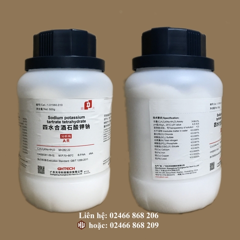 C4H4O6KNa (Sodium potassium tartrate tetrahydrate) - JHD/Sơn Đầu