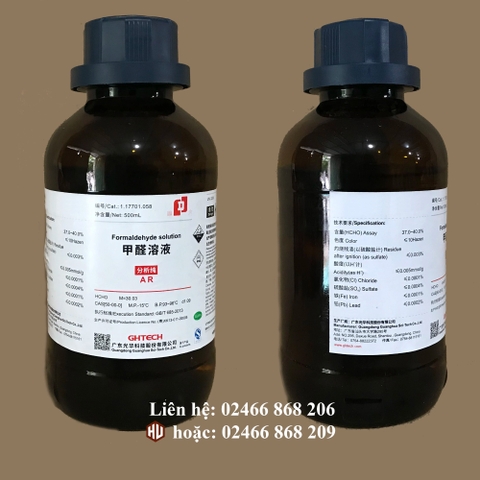 HCHO (Formaldehyde solution) - JHD/Sơn Đầu