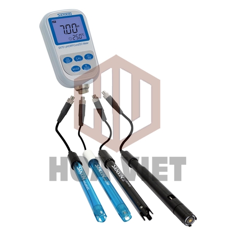 Sanxin - Apera  Máy đo pH/ORP/Độ dẫn điện/Oxy hòa tan cầm tay SX751