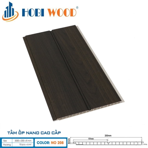 Tấm ốp nano Hobi Wood NO208