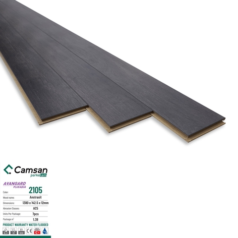 Sàn gỗ Camsan Aqua 2105 12mm