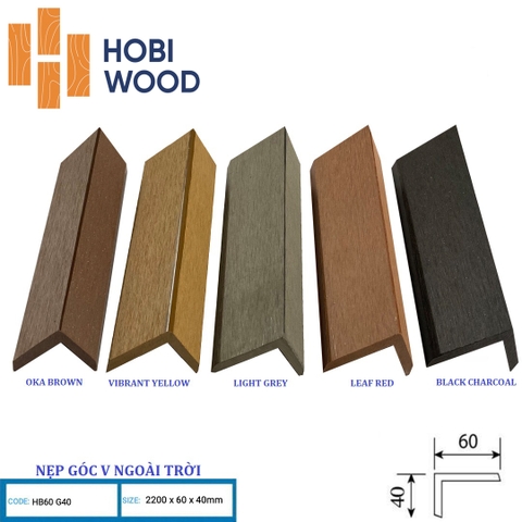 Nẹp Góc V HobiWood HB60G40