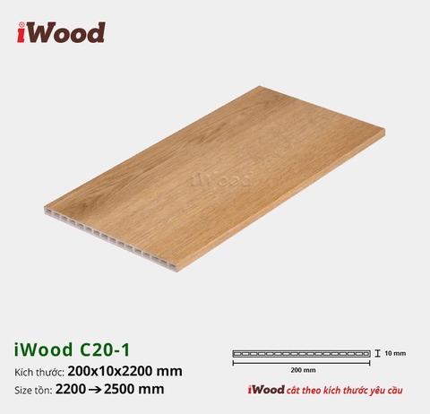 Mặt đứng cầu thang iwood C20-1