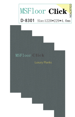 Sàn nhựa hèm khóa MSFloor D-8301
