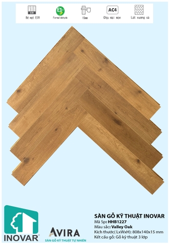 Sàn gỗ kỹ thuật Inovar HHB1227