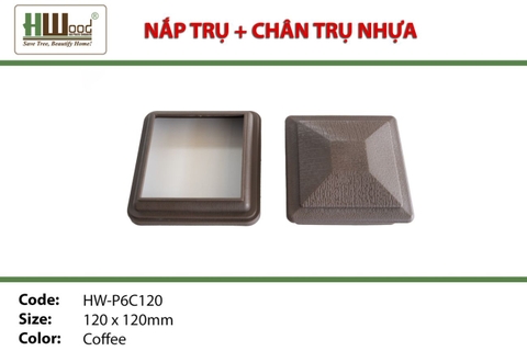 Nắp Trụ HWOOD HWP6C120 Coffee