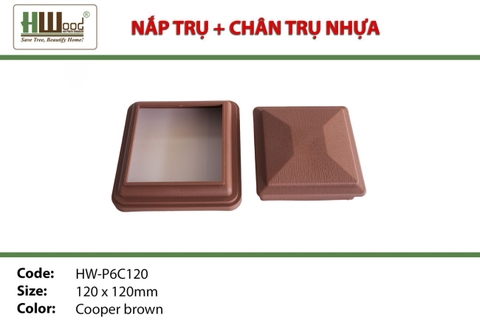 Nắp Trụ HWOOD HWP6C120 Copper Brown