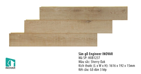 Sàn gỗ kỹ thuật Inovar HXB1237