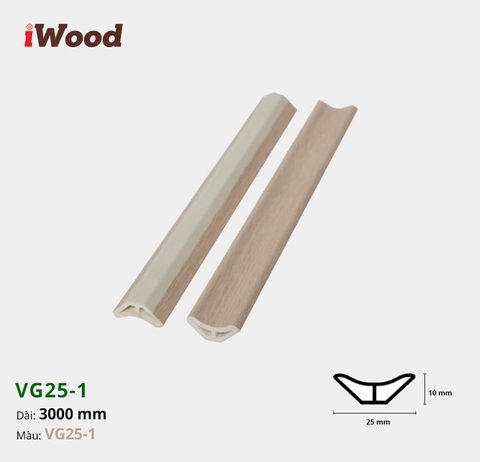 Nẹp âm iWood VG25-1