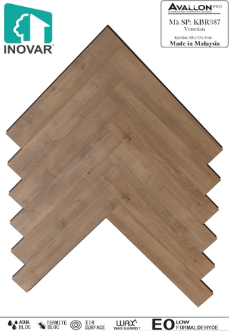 Sàn gỗ xương cá Inovar KBR387 Venetian
