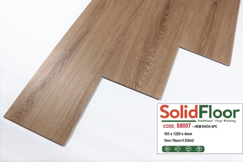 Sàn nhựa hèm khóa Solid Tile S8007