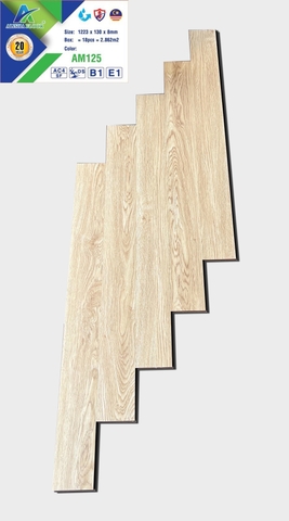 Sàn gỗ Alisha AM125 8mm