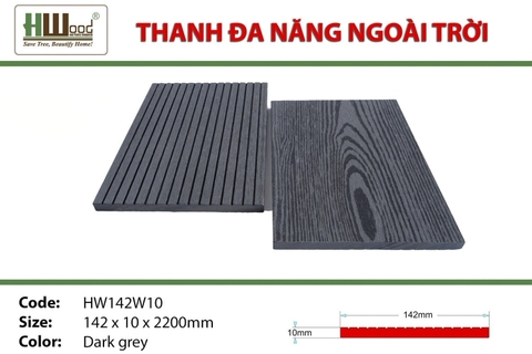 Thanh Đa Năng HWOOD HW142W10 Dark Grey