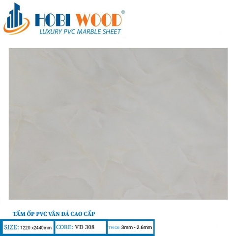 Tấm ốp PVC vân đá Hobi Wood VD308