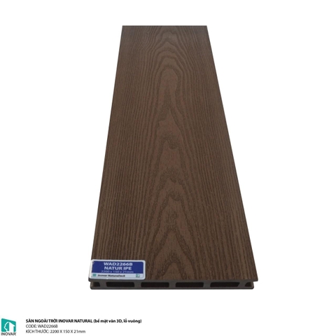 Sàn gỗ nhựa ngoài trời Inovar WAD2266B